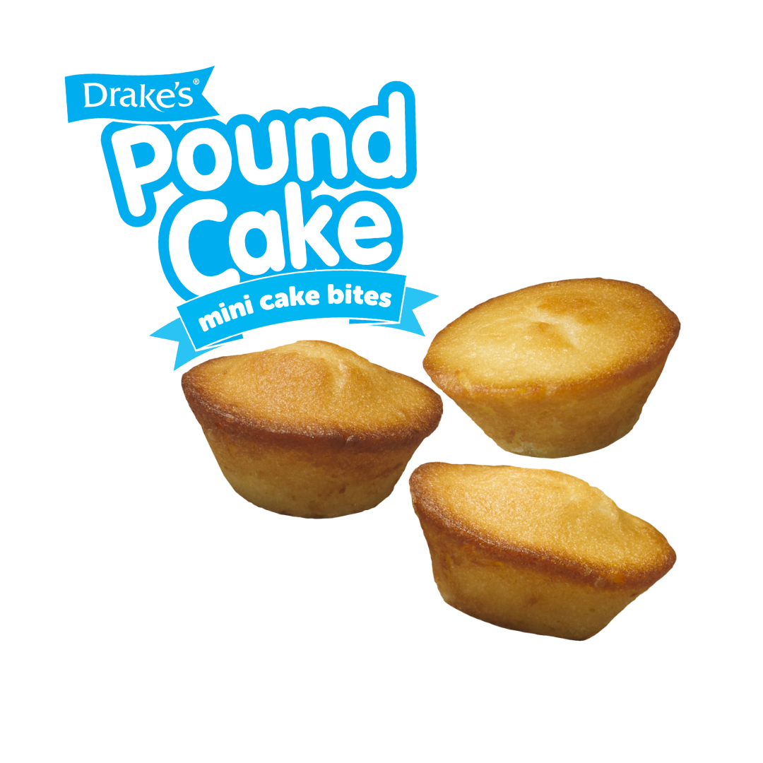 Pound cake mini cake bites by drake 's