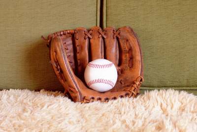 Baseball Glove and Ball — Team Uniforms in Philadelphia, PA