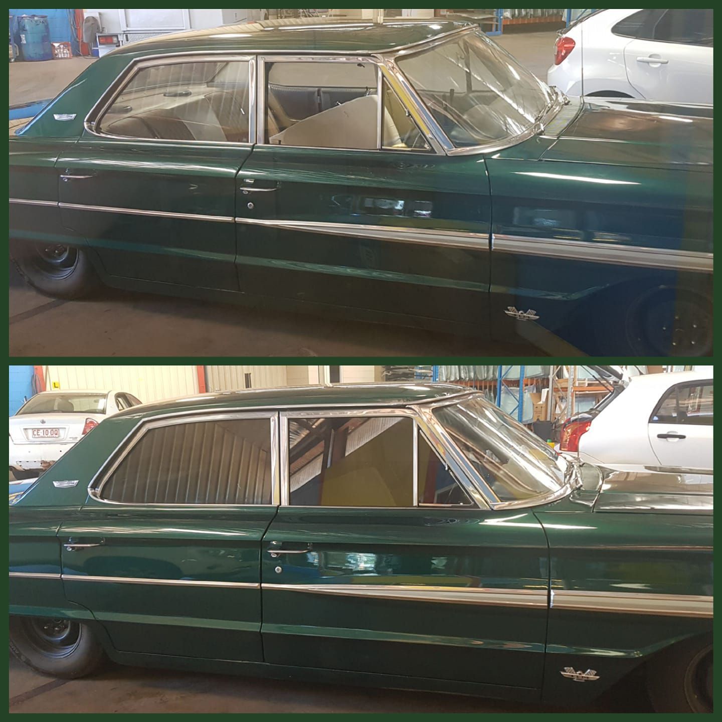 Green Car with New Glass — Trusty Glass In Alice Springs, NT