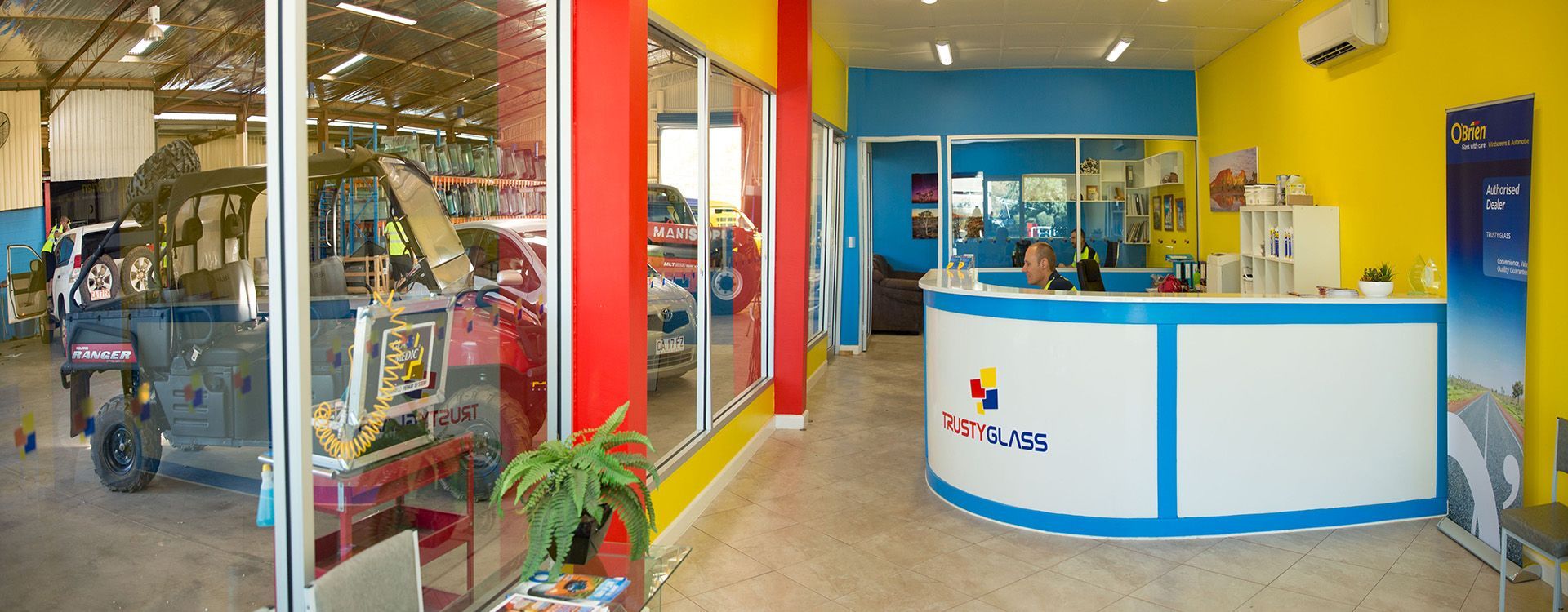 Reception Area of Trusty Glass — Trusty Glass In Alice Springs, NT