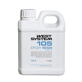 A White Bottle of West System 105 Epoxy Resin — Envisage Furniture in Kialla, VIC
