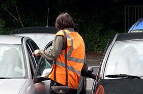 Car park attendant