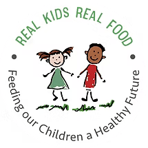 Logo: Two children holding hands, surrounded by text,