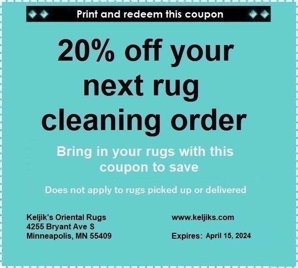 20% Off Rug Cleaning Coupon