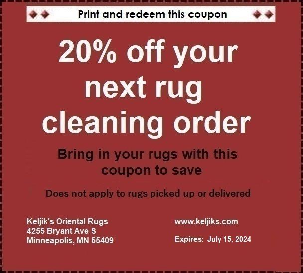 20% Off Rug Cleaning Coupon