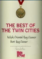 The Best of the Twin Cities Award - Rug Cleaning in Minneapolis, MN