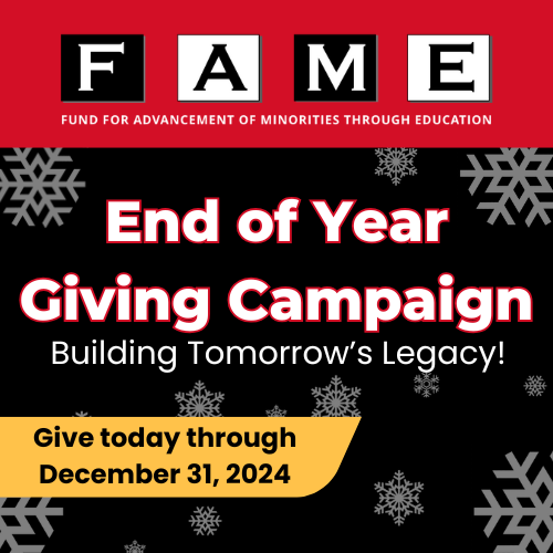 FAME End Of Year Giving Campaign: Building Tomorrow's Legacy