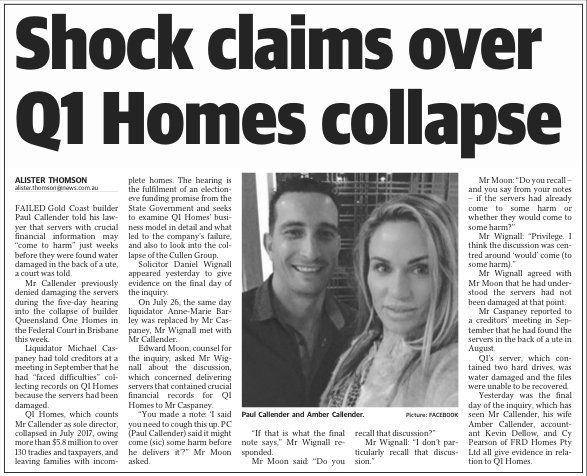 A newspaper article with two-person on it | Melbourne, VIC | Menzies Advisory
