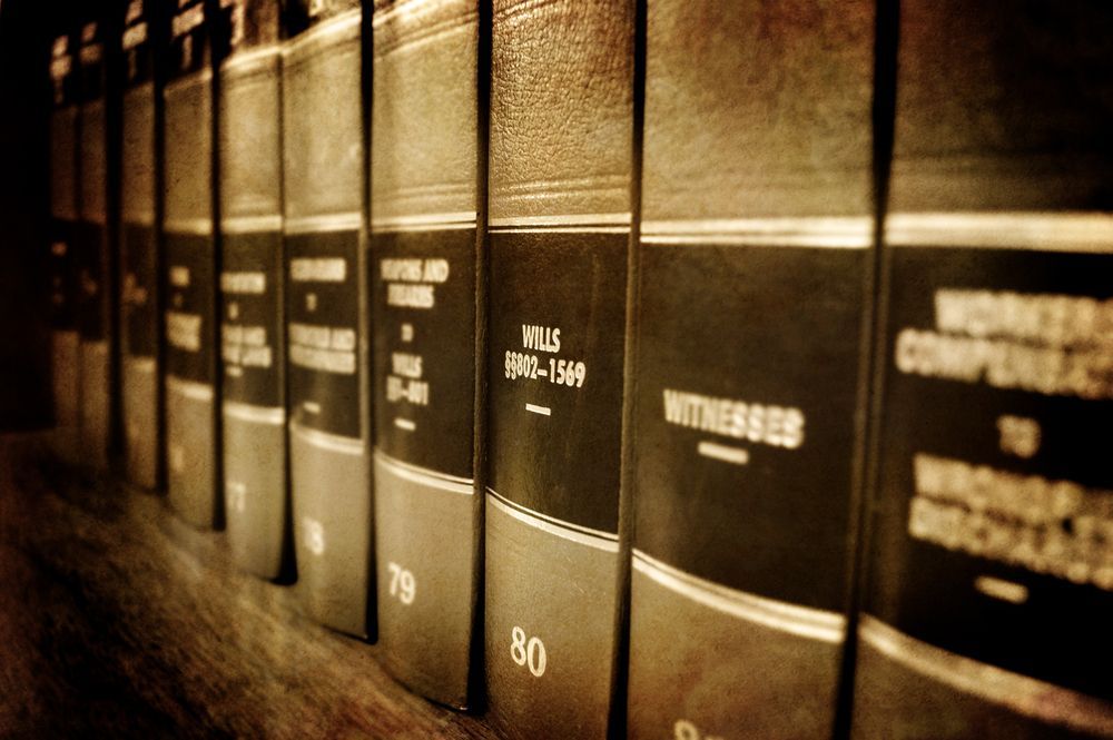 Row Of Legal Textbooks - Cairns Criminal Lawyers, Cairns QLD