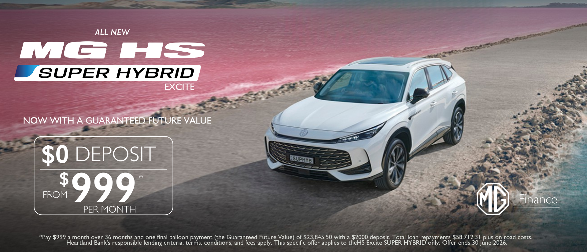 MG 3.9% Finance Across the Range