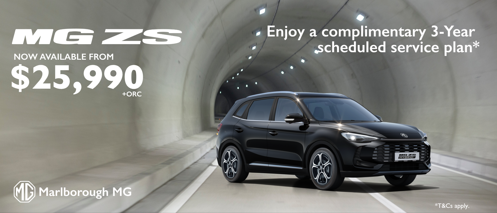 MG 3.9% Finance Across the Range
