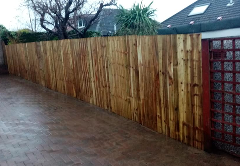 traditional panel fencing