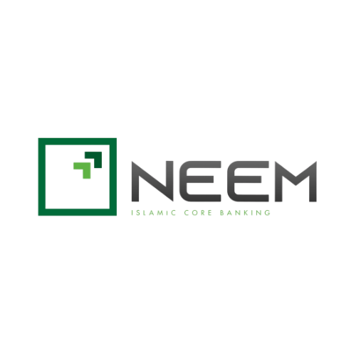 Un logo pour une société appelée neem islamic core banking.