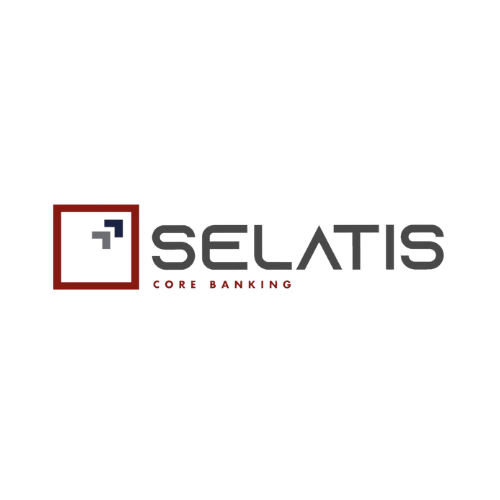 Un logo pour une société appelée selatis core banking