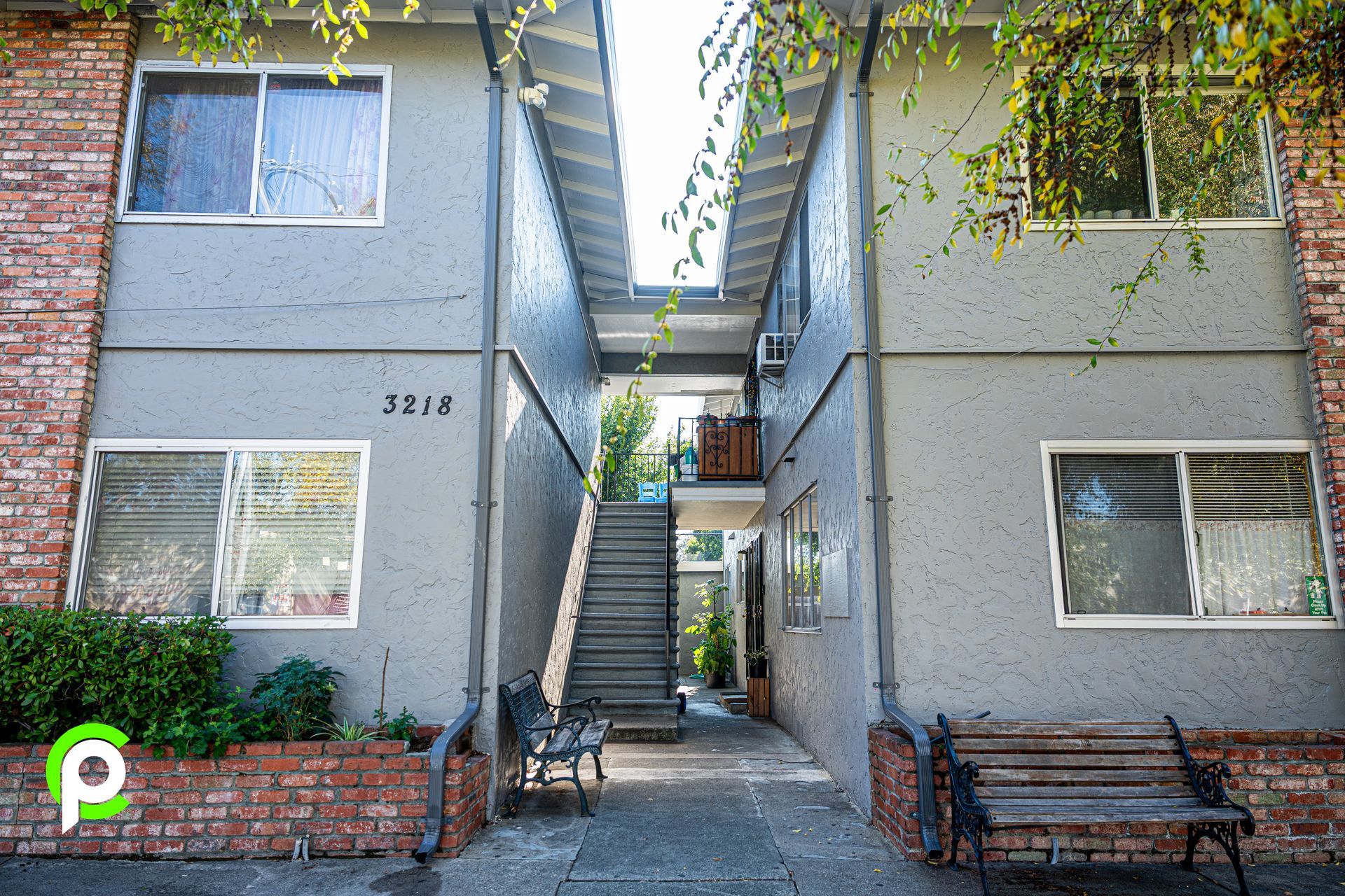 Freshly painted exterior of apartment complex at 3218 Impala Dr San Jose by Commercial Painting Inc