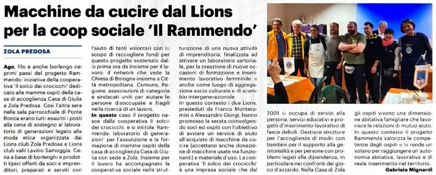 Articolo di giornale