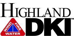 the logo for highland dki is shown on a white background .
