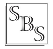 a black and white logo for a company called sbs .