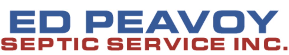 a logo for ed peavoy septic service inc.