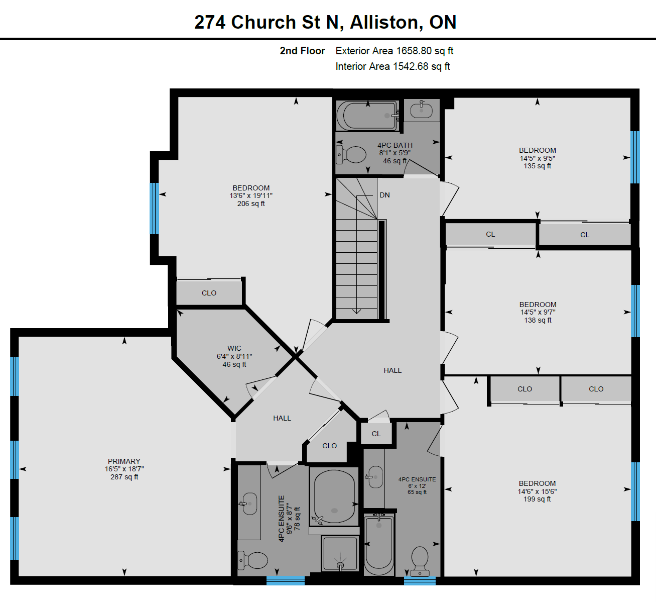a floor plan for 274 church st n in alliston ontario
