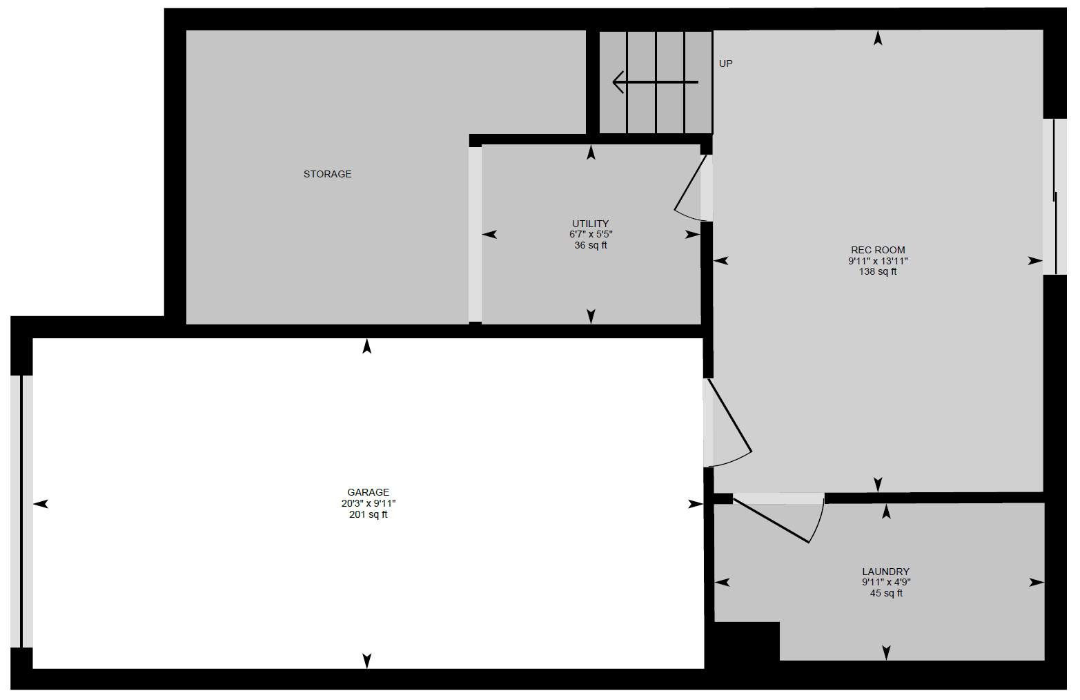 a black and white floor plan of a house .
