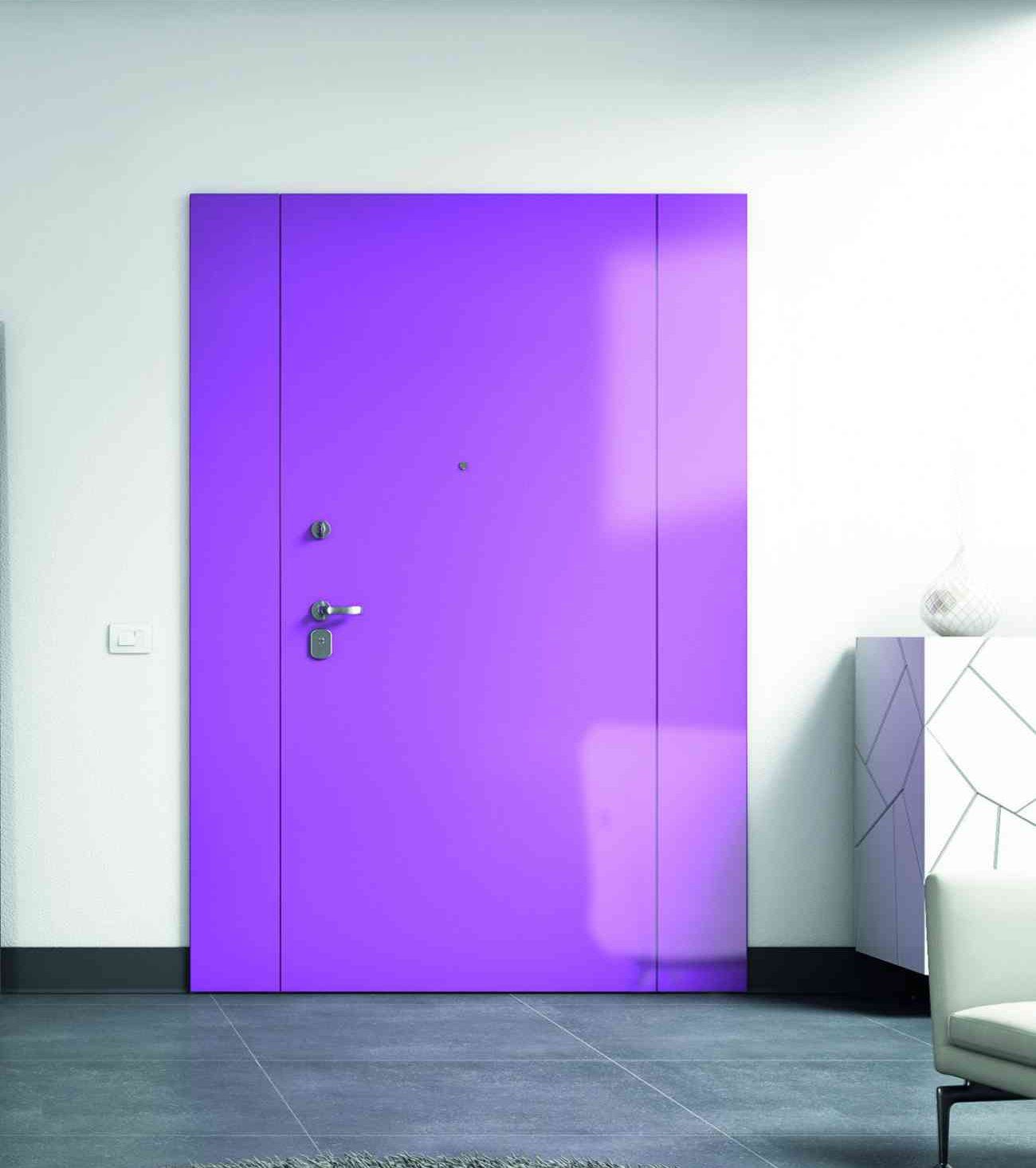 porta blindata viola
