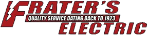 The logo for crater 's electric quality service dating back to 1923