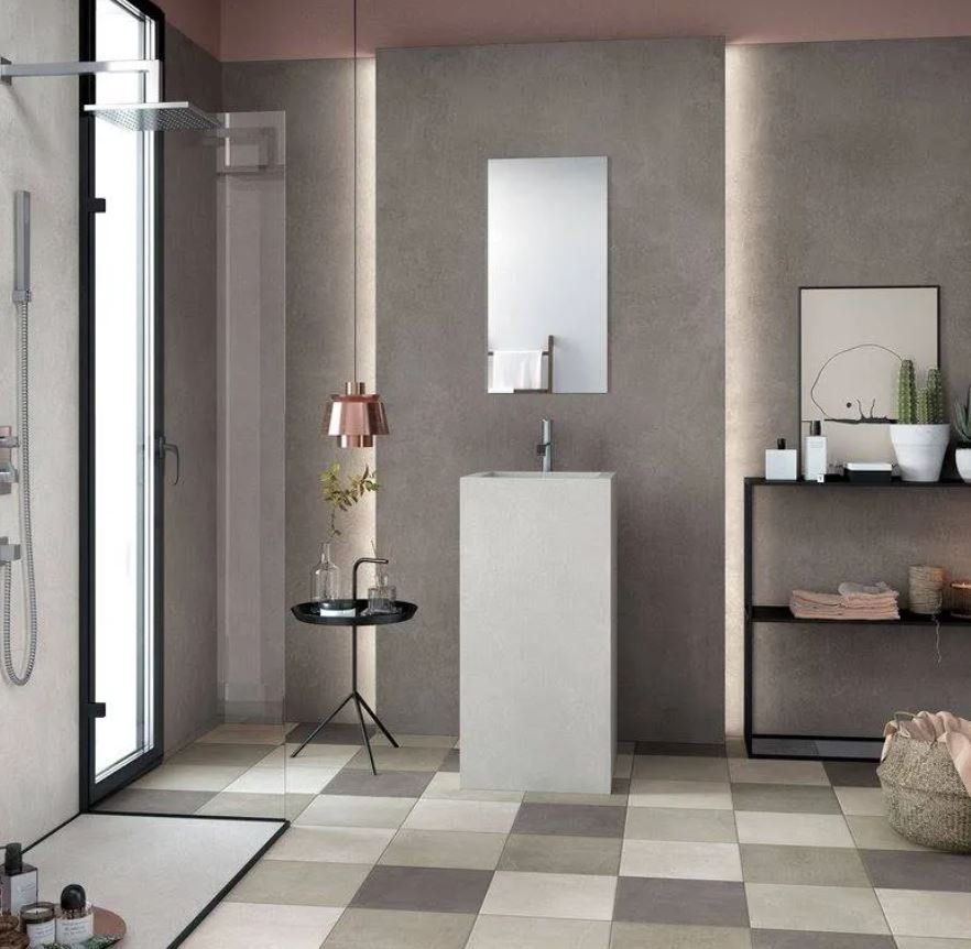 Pavimento a quadri per bagno Mirage