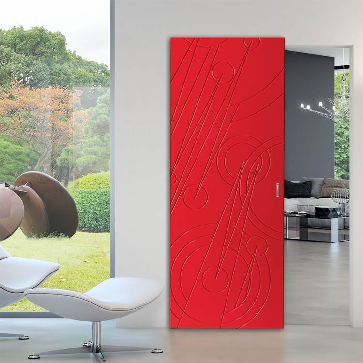 Porta di design rossa