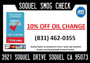 Coupon 2 — Soquel, CA — Smog Check