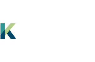 The logo for Kinetik featuring a stylized, geometric letter