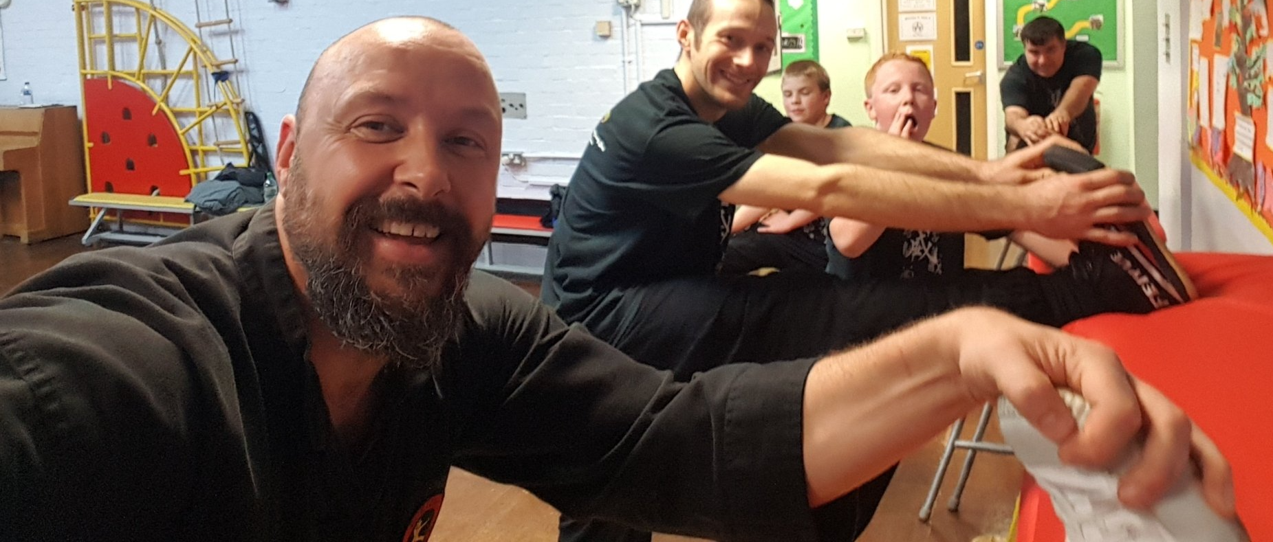 Shifu Gary Matthews, 7th generation disciple of Mizong Quan, 9th generation Qingping jian
