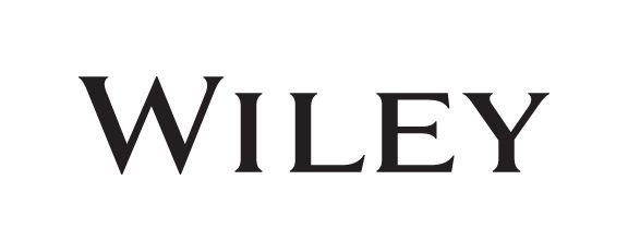 a black and white logo for wiley on a white background .