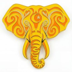 Moorish elephant pin