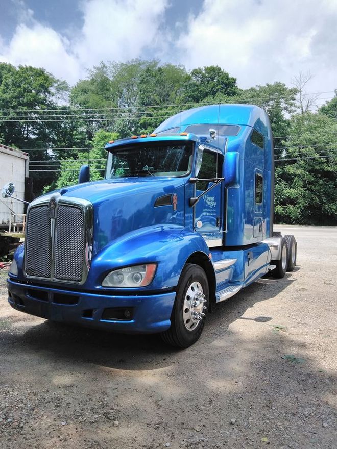Trucking Company — Blue Trailer Truck in South Charleston, OH