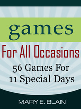 A book called games for all occasions by mary e. blain