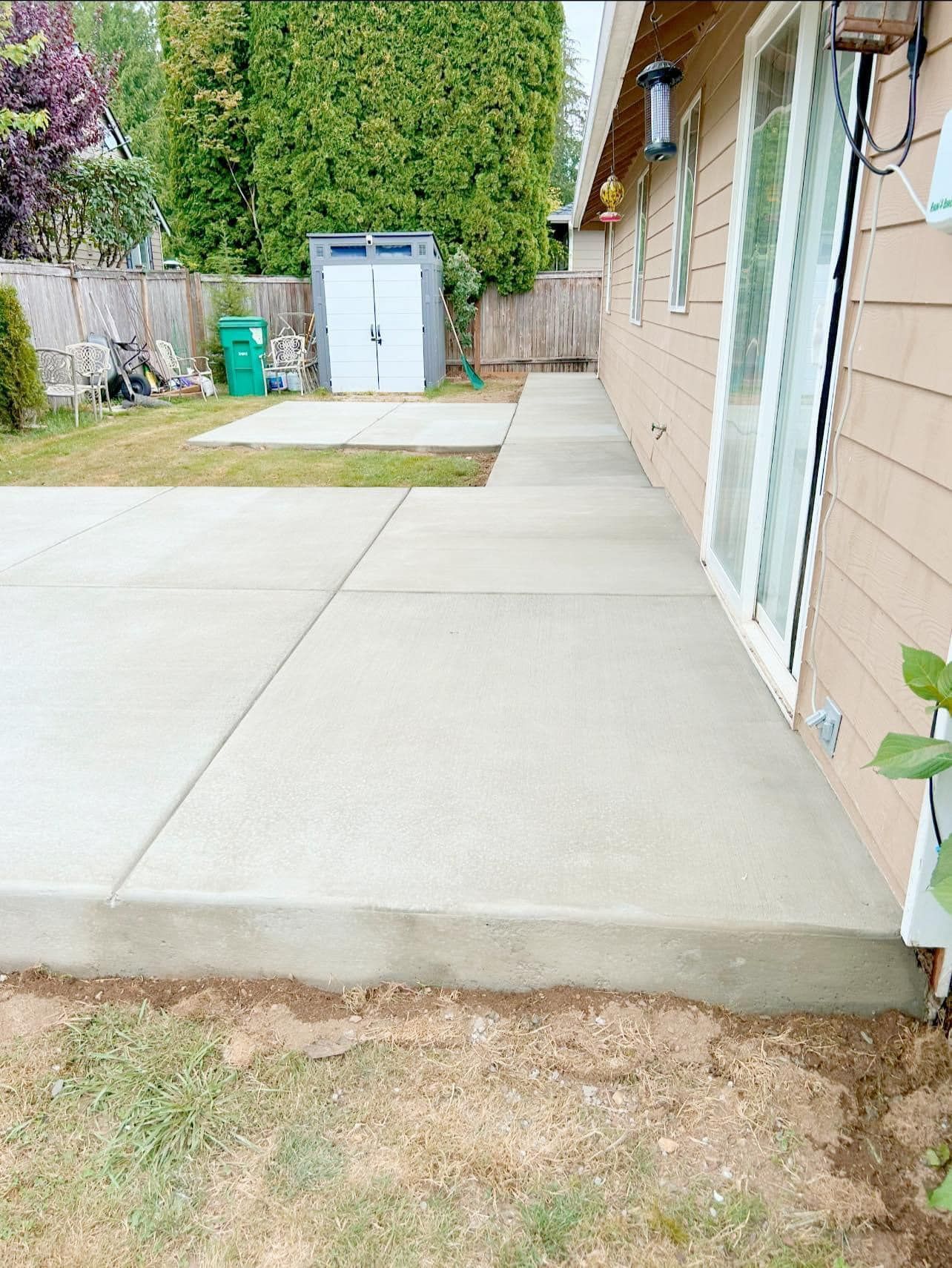 Arlington Concrete Patio