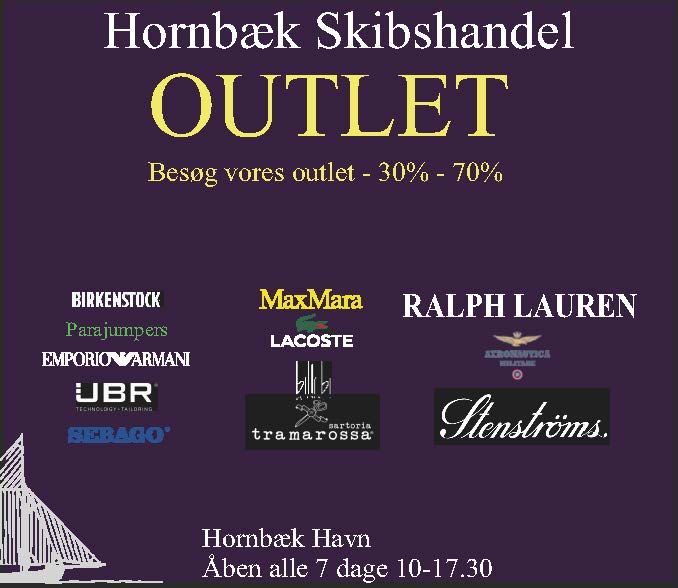 Annonce Hornbæk Skibshandel
