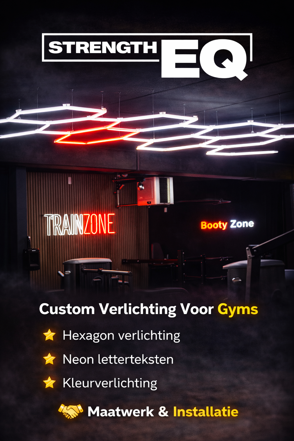 Custom LED Border – maatwerk in kleur & tekst