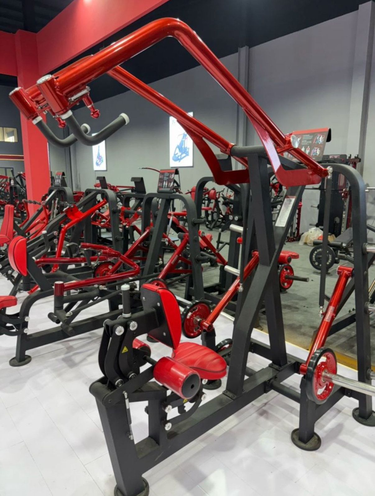 High row plate loaded