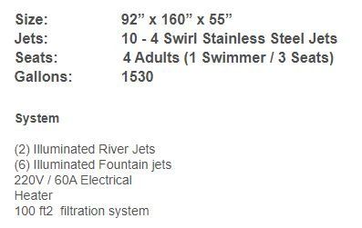 Premium 13 Foot Swim Spa — Havelock, NC — Havelock Pool & Spa