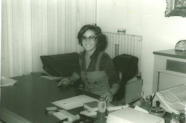 Proprietaria dell'azienda di latticini