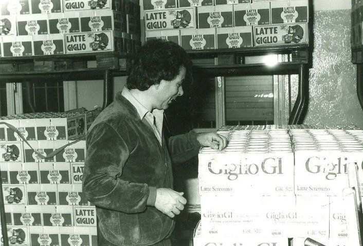 Foto d'epoca del caseificio