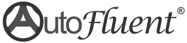 AutoFluent logo: A circular icon with an 