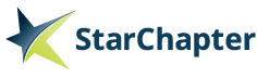 StarChapter logo: a star with blue and green elements, and the word 