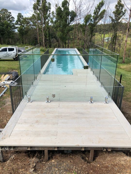 Pool Enclosed in Glass Fence — Pool Fences in Taree South, NSW