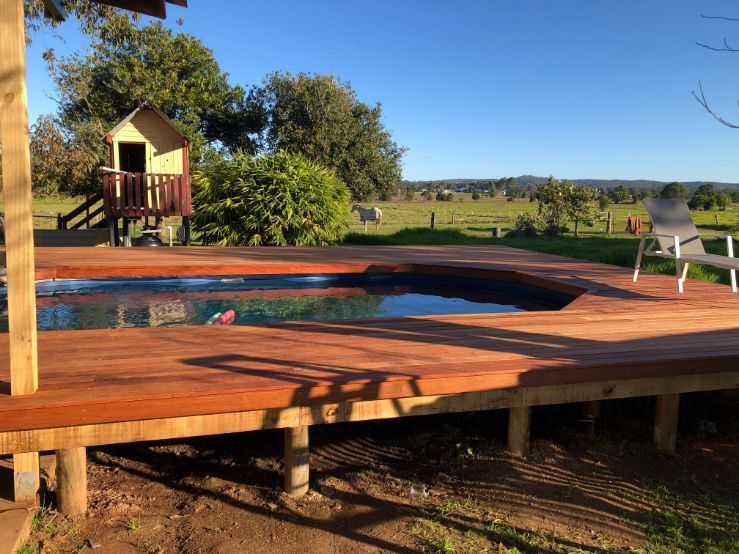 Pool Under Construction — Pool Fences in Taree South, NSW
