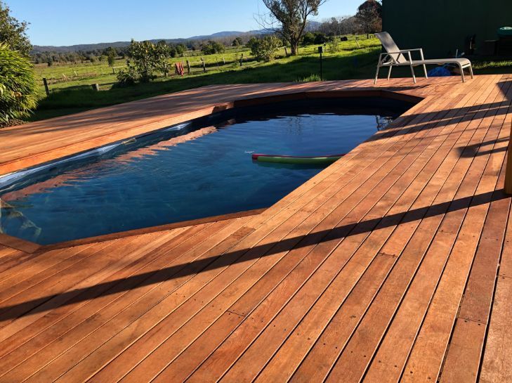 Wood Deck — Pool Fences in Taree South, NSW
