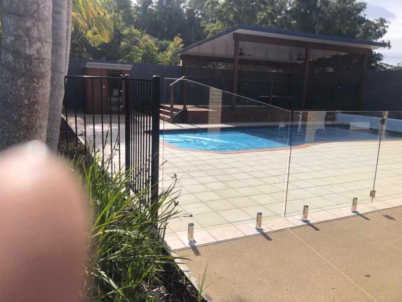 Glass and Metal Pool Fence — Pool Fences in Taree South, NSW