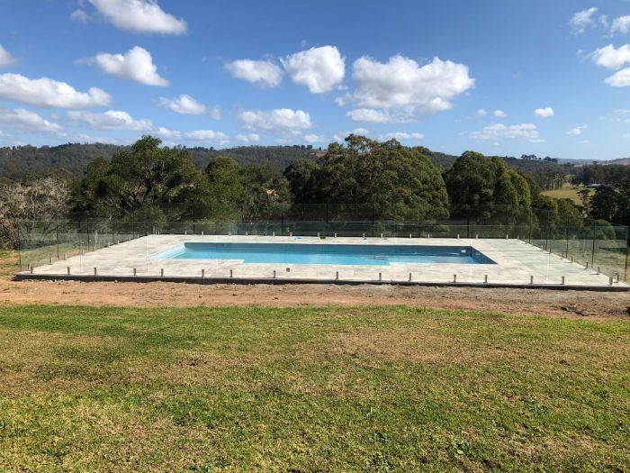 Pool on a Wide Lawn — Pool Fences in Taree South, NSW